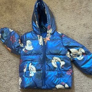 Mickey mouse / donald duck toddler coat